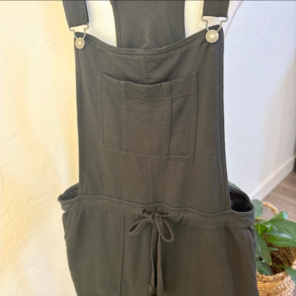 Wallflower black Cotton Jumpsuit Overalls drawstring waist M - Picture 9 of 11